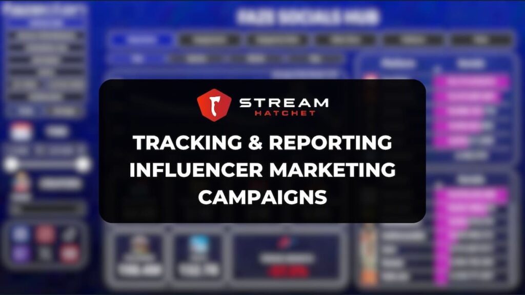 Influencer Marketing Reporting Cover Image - Stream Hatchet